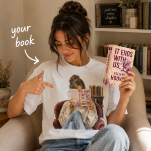 Custom Book Girl Shirt, Personalized Reading Lover Gift