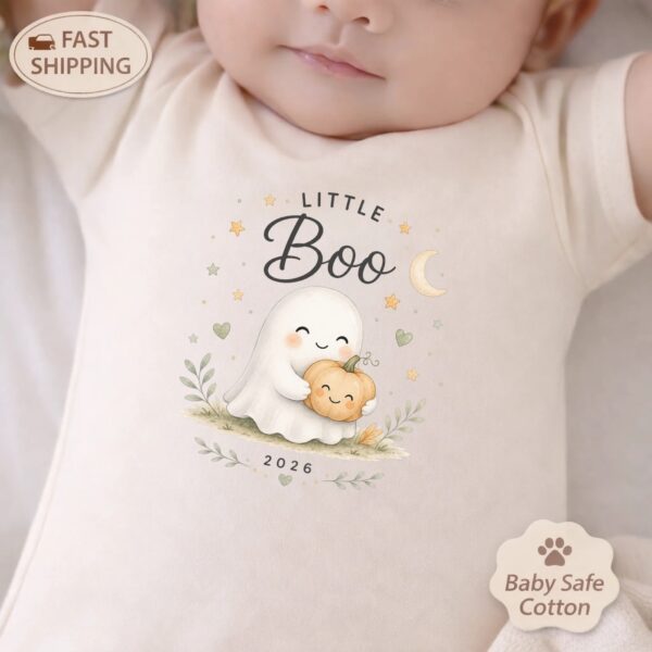 Little Boo Baby Bodysuit And Toddler Shirt Little Boo Baby Bodysuit and Toddler Shirt lifestyle scene