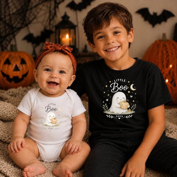 Little Boo Baby Bodysuit And Toddler Shirt Little Boo Baby Bodysuit and Toddler Shirt