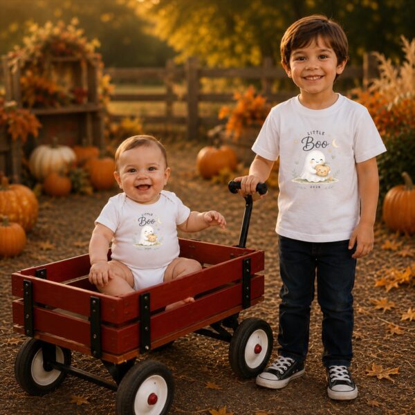 Little Boo Baby Bodysuit And Toddler Shirt Little Boo Baby Bodysuit and Toddler Shirt product detail