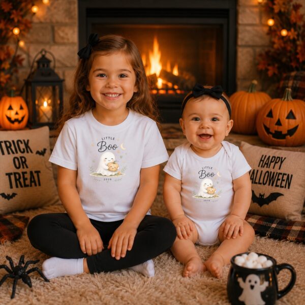 Little Boo Baby Bodysuit And Toddler Shirt Little Boo Baby Bodysuit and Toddler Shirt product photo