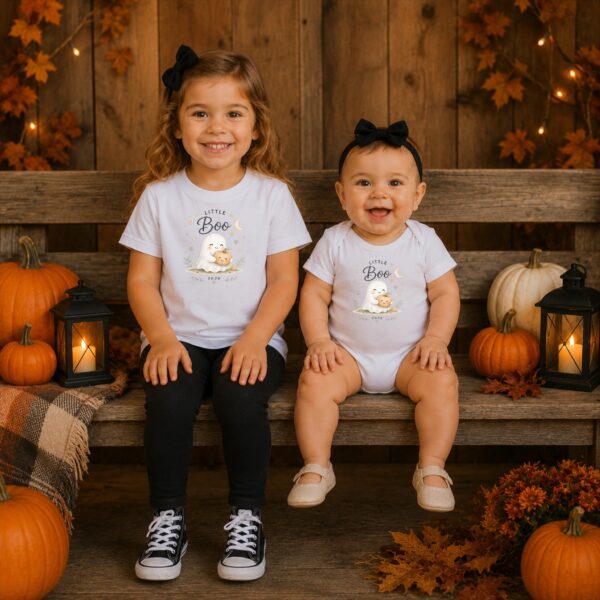 Little Boo Baby Bodysuit And Toddler Shirt Little Boo Baby Bodysuit and Toddler Shirt product photo