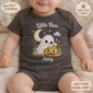 personalized halloween family matching ghost shirt baby bodysuit front view