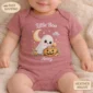 personalized halloween family matching ghost shirt baby bodysuit mockup view