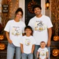 personalized halloween family matching ghost shirt baby bodysuit product photo