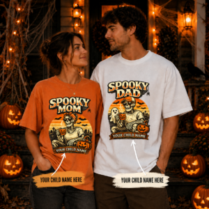 Spooky Mom and Dad Halloween Shirt t-shirt