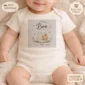 Little Boo Baby Bodysuit and Toddler Shirt product mockup view 3
