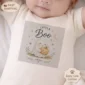 Little Boo Baby Bodysuit and Toddler Shirt product mockup view 4