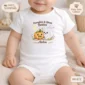 personalized pumpkin ghost Halloween shirt and baby bodysuit alternate product mockup