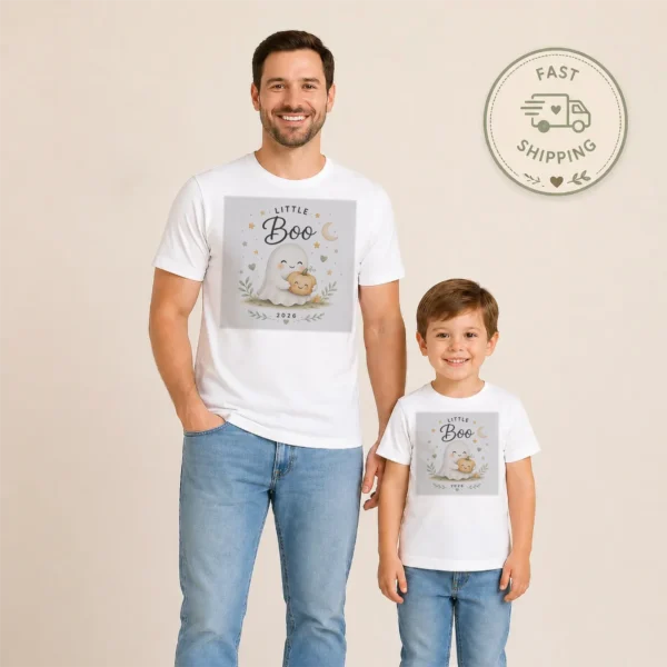 GeneratePost mockup 5 Little Boo Baby Bodysuit and Toddler Shirt product mockup view 5