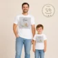 Little Boo Baby Bodysuit and Toddler Shirt product mockup view 5