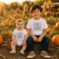 Little Boo Baby Bodysuit and Toddler Shirt product mockup view 7