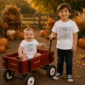 Little Boo Baby Bodysuit and Toddler Shirt product mockup view 9
