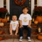 custom pumpkin patch shirt and baby bodysuit alternate product mockup