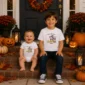 TRICK OR TREAT Toddler Shirt and baby bodysuit alternate product mockup