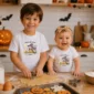 TRICK OR TREAT Toddler Shirt and baby bodysuit alternate product mockup