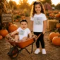 Little Boo Baby Bodysuit and Toddler Shirt product mockup view 14