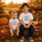 Little Boo Baby Bodysuit and Toddler Shirt product mockup view 15