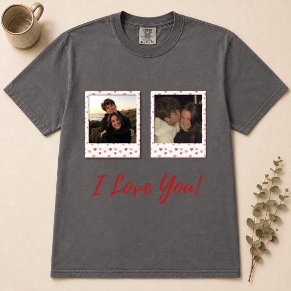 1 i love you adult shirt t-shirt front view