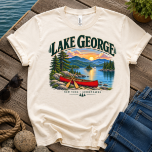 sunset lake landscape shirt t-shirt