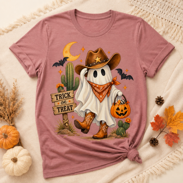 70257818-83A5-4832-B27D-DAB4733D5E04 cowboy ghost shirt t-shirt product photo