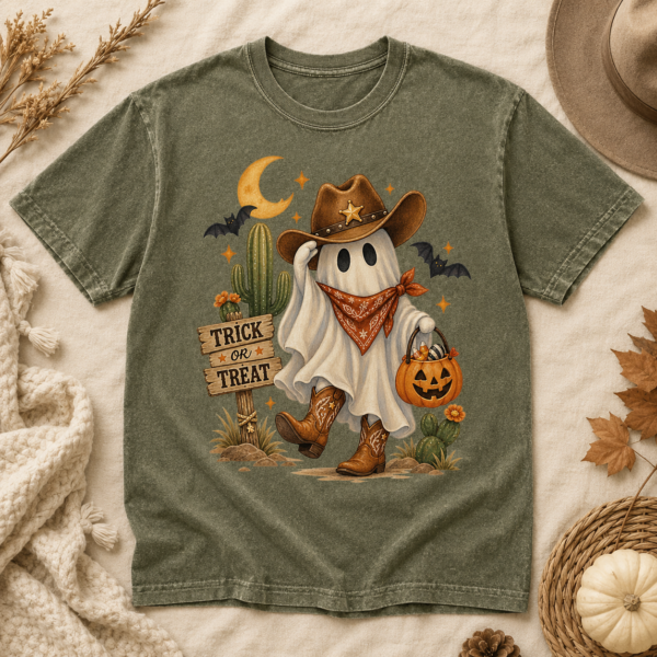 A59983D9-CAF5-4121-8AE3-4F96E26D76F9 cowboy ghost shirt t-shirt product photo