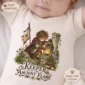 ancient flame guardian baby bodysuit styled product photo