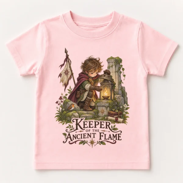 Ancient Flame Guardian Baby Bodysuit or Toddler Shirt — toddler shirt mockup ancient flame guardian baby bodysuit product photo