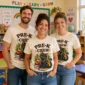 back to school teacher shirt t-shirt back view