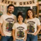 back to school teacher shirt t-shirt back view