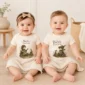bard's first song baby bodysuit model mockup