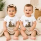 bard's first song baby bodysuit model mockup