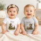 bard's first song baby bodysuit model mockup