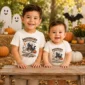 black cat Halloween shirt baby bodysuit product detail