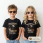 black cat Halloween shirt baby bodysuit front view