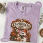 cozy autumn book lover ghost shirt t-shirt product photo