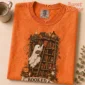 Booked & Boo-sy Halloween ghost shirt t-shirt lifestyle scene