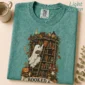 Booked & Boo-sy Halloween ghost shirt t-shirt product detail
