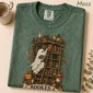 Booked & Boo-sy Halloween ghost shirt t-shirt alternate angle