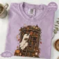 Booked & Boo-sy Halloween ghost shirt t-shirt product photo