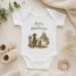 born for adventure baby bodysuit alternate product mockup