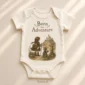 born for adventure baby bodysuit product photo