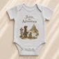 born for adventure baby bodysuit alternate product mockup