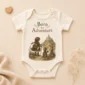 born for adventure baby bodysuit front view