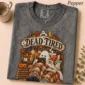 cozy Halloween book lover shirt t-shirt alternate angle
