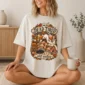 cozy Halloween book lover shirt t-shirt lifestyle scene
