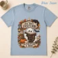 ghost reader t-shirt flat lay view