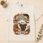 ghost reader t-shirt flat lay view