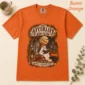 ghost reading shirt t-shirt flat lay view