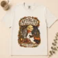 ghost reading shirt t-shirt flat lay view